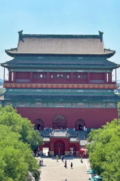 Drum Town 2-Shichahai-Beijing The Drum Tower looks beautiful in the sunlight.