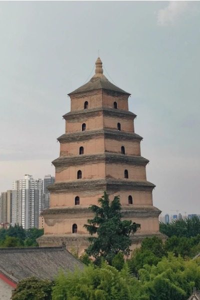 Great Wild Goose Pagoda (Dayan Pagoda)-Giant Wild Goose Pagoda-Xi’an Great Wild Goose Pagoda in Xi'an
