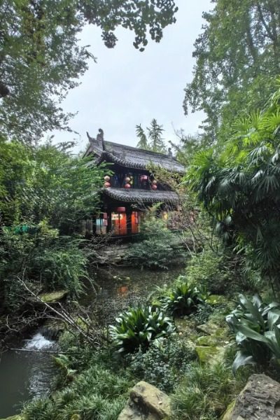 Kongming Garden-chengdu wu hou shrine-Chengdu Travel (1) Kongming Garden at Chengdu Wu Hou Shrine, one of the Chengdu attractions.