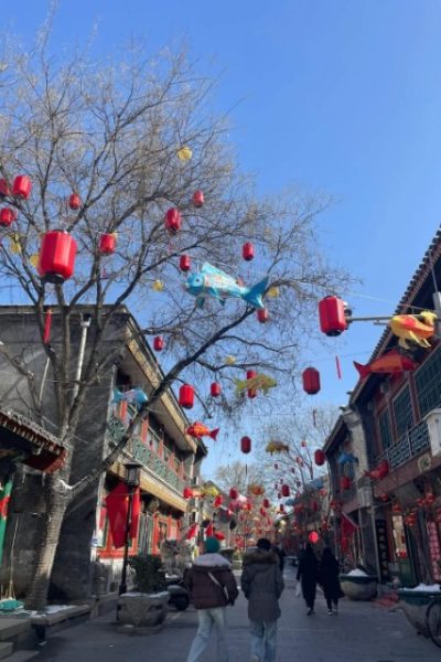 Liulichang Old Culture Street 2-Hutong Guide-Beijing Winter is the off-peak season for tourism in Beijing, and the streets have only a few scattered visitors.