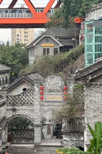 Longmenhao Old Street 2-Old Street-Chongqing The traditional Chinese architecture of Longmenhao Old Street in Chongqing.