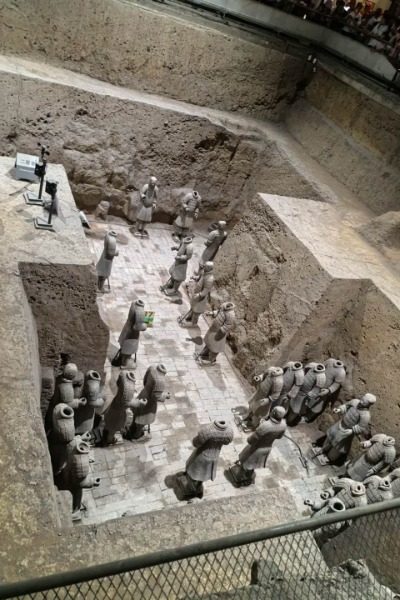No.3 Pit 2-Terracotta Warriors-Xi’an Close-up visit to Pit 3 of the Terracotta Warriors in Xi'an.