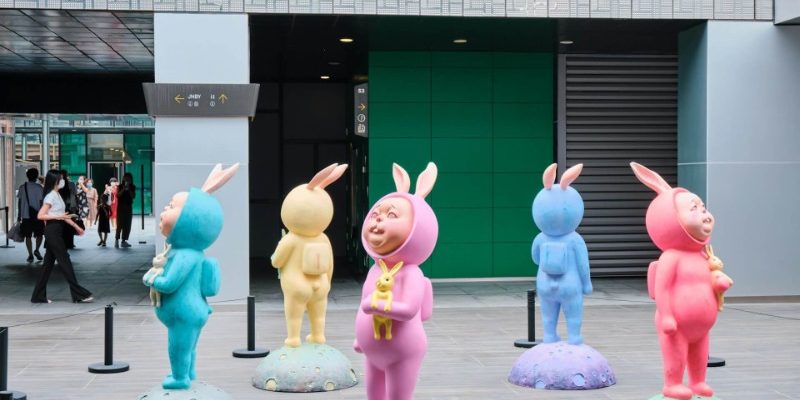 Sculpture Exhibition-Sanlitun-Beijing The public art sculpture exhibition in Sanlitun.