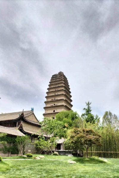 Small Wild Goose Pagoda 2-Xi’an Museum-Xi’an The Small Wild Goose Pagoda at the Xi'an Museum.