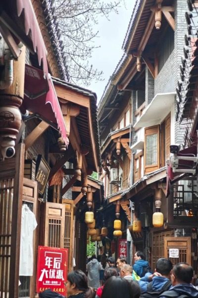 Street View-Ciqikou Ancient Town-Chongqing The street view of Ciqikou Ancient Town in Chongqing.