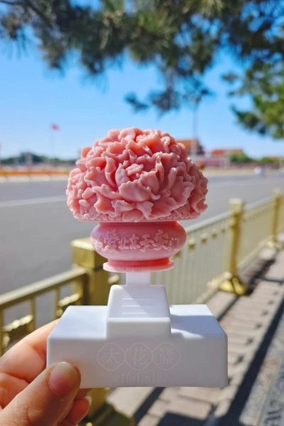 ice cream-Tiananmen square-Beijing Flower-shaped Tiananmen-themed ice cream.