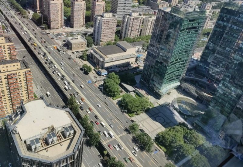 urban roadways-Transportation Guide-Beijing A bird's-eye view of the urban roadways in Beijing.
